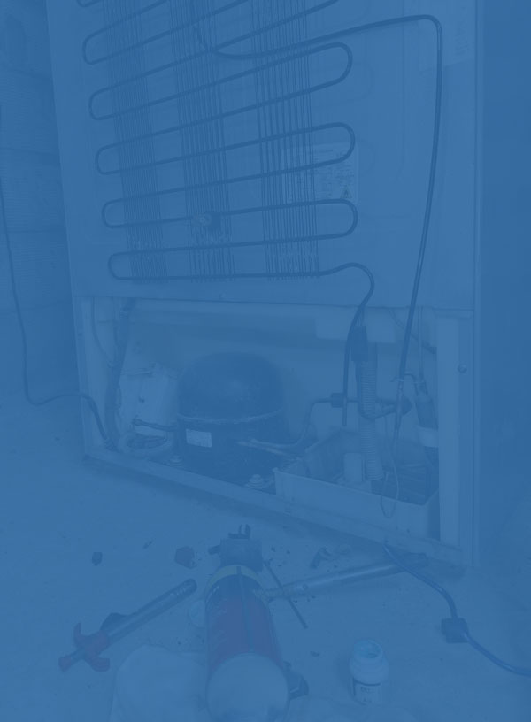 Fridge repair Nairobi — technician servicing refrigerator